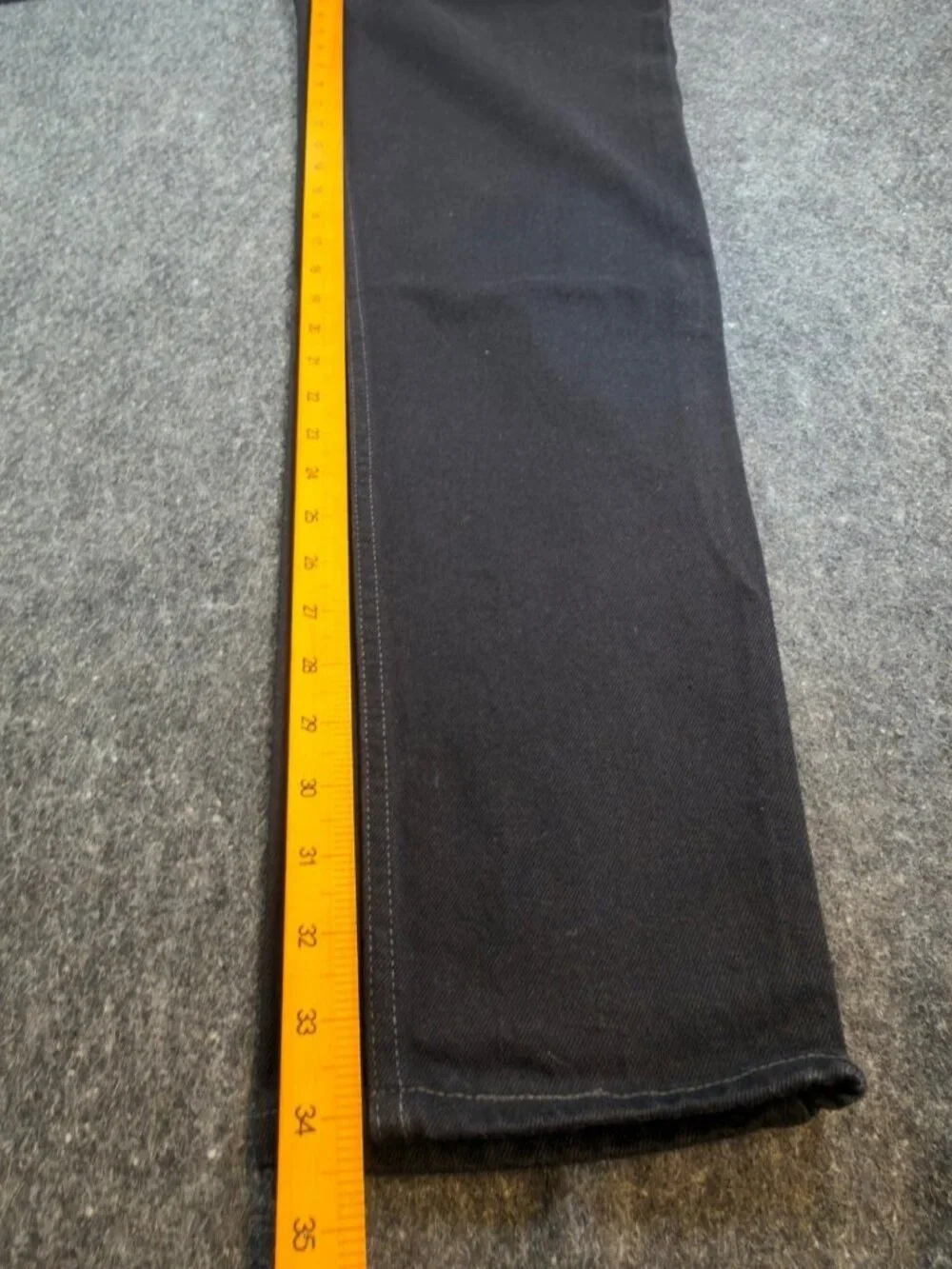 Levis 560 Jeans Mens W31 L34 Black Cotton Loose Tapered Vintage 1996 Made in USA